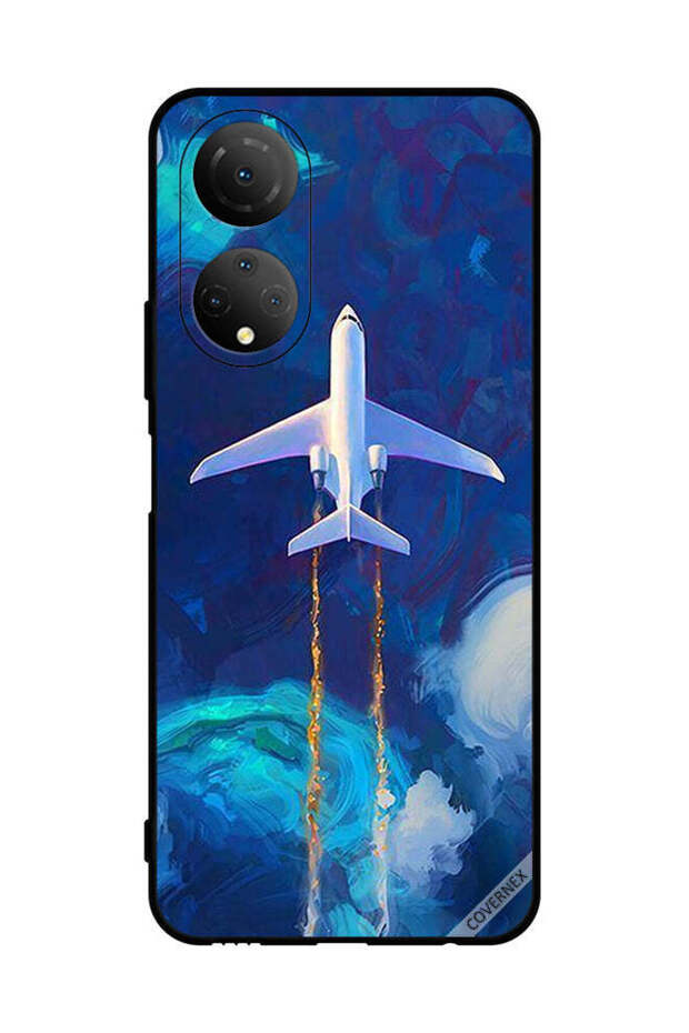 غطاء حماية لهاتف Honor X7 - طائرة تحلق