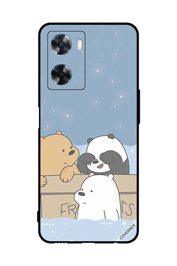 غطاء واقي لغطاء حماية لـ Oppo A77s Bear Friends