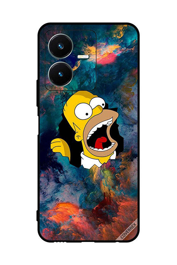 غطاء حماية لهاتف Vivo Y22s Simpson
