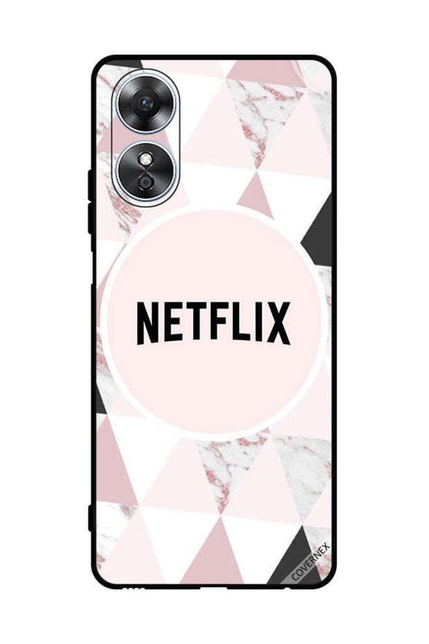 غطاء حماية لهاتف Oppo A17 - خلفية Netflix