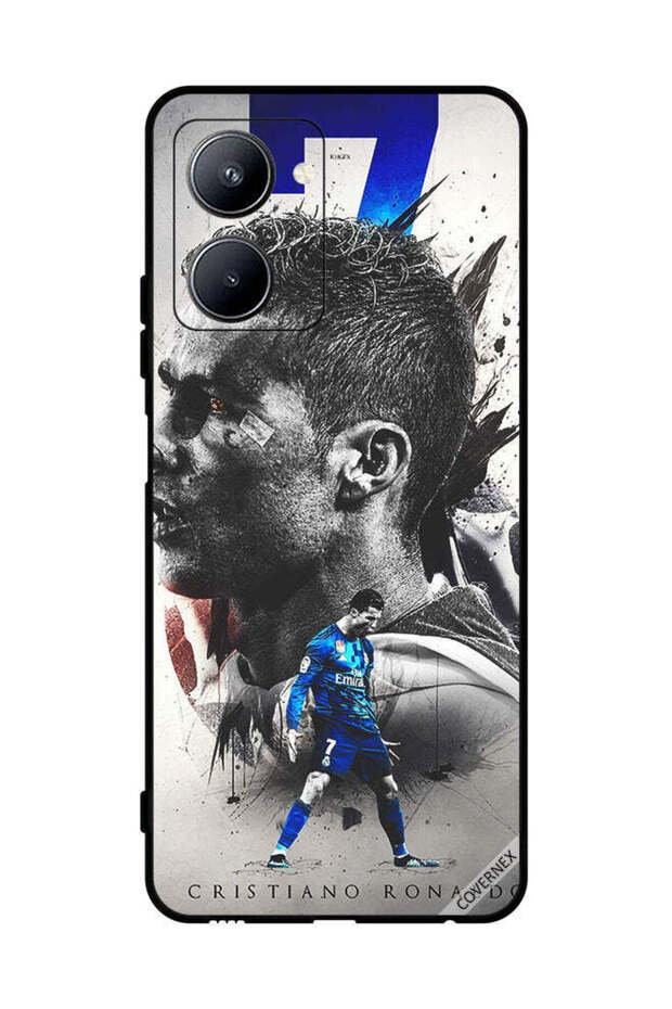 غطاء حماية لهاتف Realme C33 خلفية كريستيانو رونالدو
