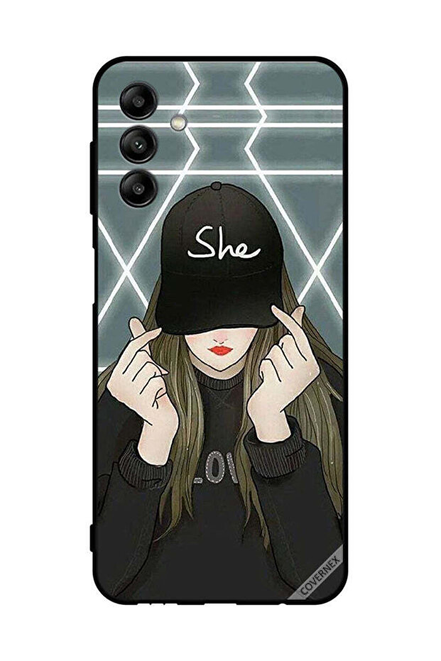 غطاء حماية لهاتف سامسونج جالاكسي A04s She On Cap