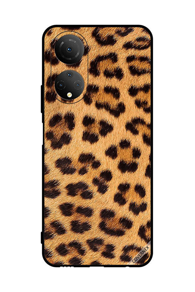 غطاء حماية لهاتف Honor X7 بنقشة جلد النمر - 1