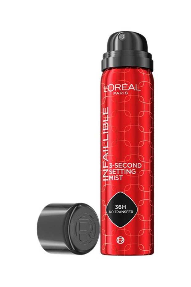 L'Oréal Paris Infallible 3-Second Setting Spray – Clear, Up to 36HR Wear