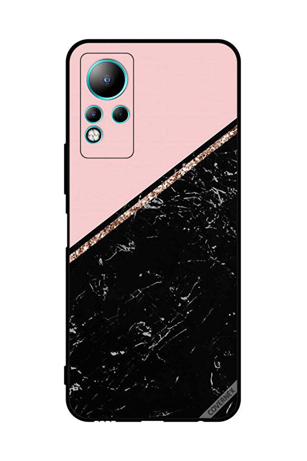غطاء حماية لهاتف Infinix Note 11 شريط رخامي