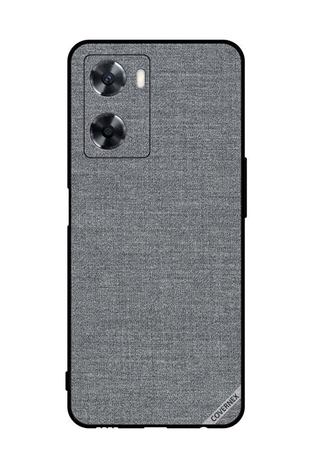 غطاء حماية لهاتف Oppo A77s بنمط قماشي