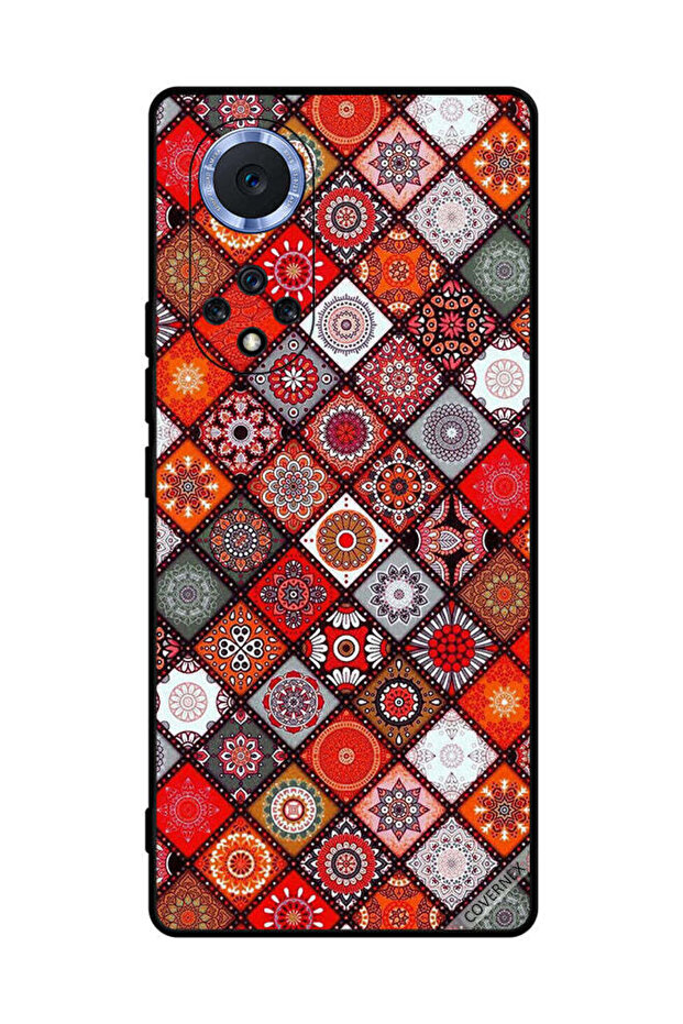 غطاء حماية لهاتف Honor 50 Pro بتصميم ماندالا