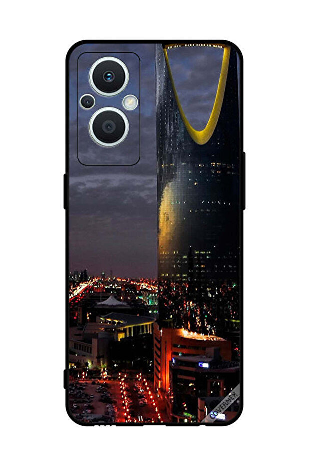 غطاء حماية لهاتف Oppo Reno 7 Lite برج المملكة