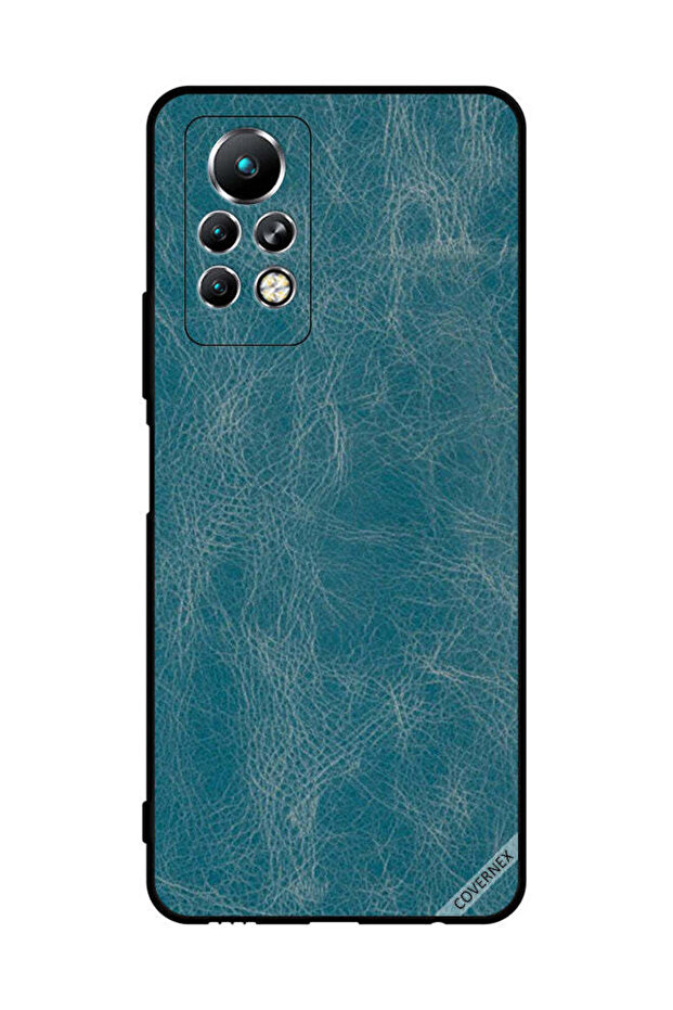 غطاء حماية لهاتف Infinix Note 11 Pro بنقشة جلد