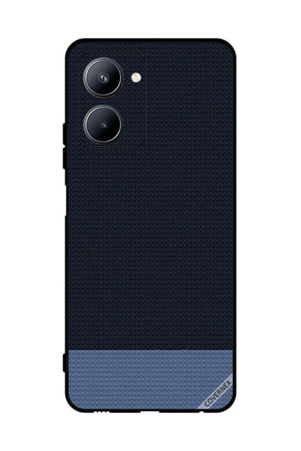 غطاء حماية لهاتف Realme C33 بنقشة أشكال منقطة