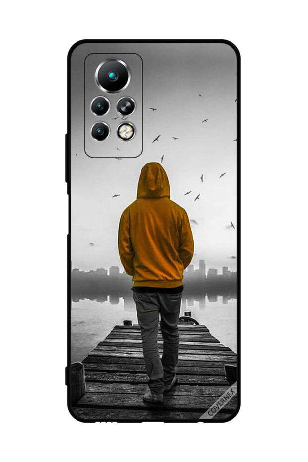 غطاء حماية لهاتف Infinix Note 11 Pro - فتى حزين يمشي
