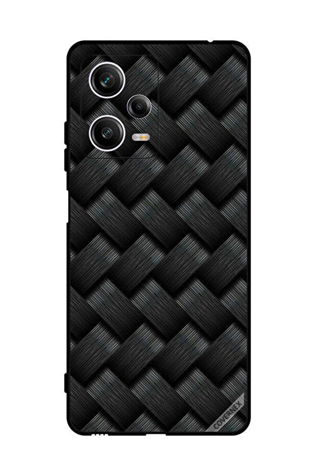 Protective Case Cover For Xiaomi Redmi Note 12 Pro Dark Stripes Pattern