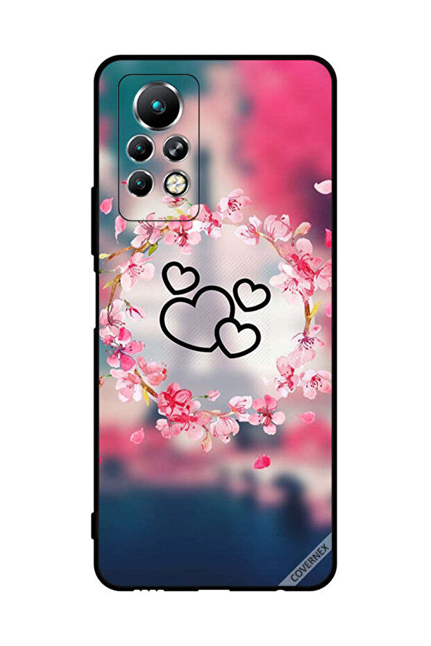 غطاء حماية لهاتف Infinix Note 11 Pro قلوب