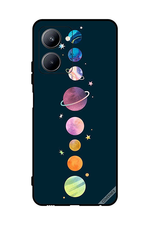 غطاء حماية لهاتف Realme C33 - سبيس آند ستارز