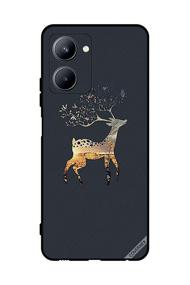 غطاء حماية لهاتف Realme C33 Deer