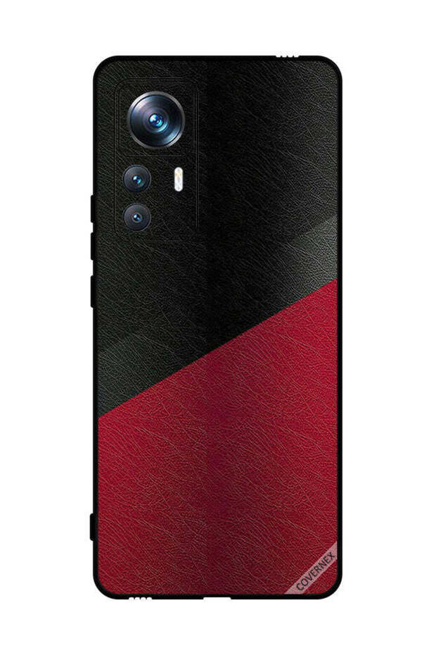 غطاء حماية لهاتف Xiaomi 12T Pro بنمط جلدي