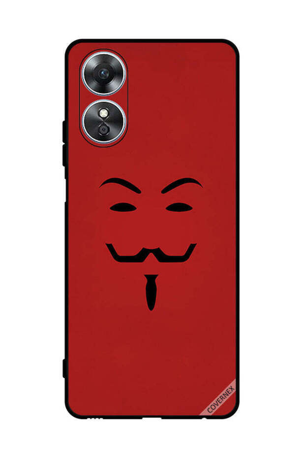 غطاء حماية لهاتف Oppo A17 Vendetta Vector Art