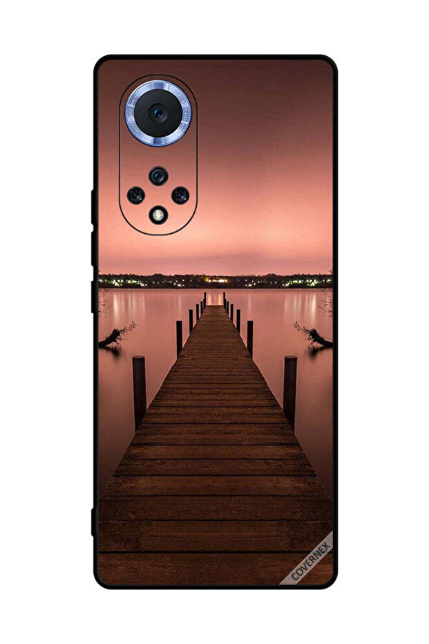 غطاء حماية لهاتف Honor 50 Pro - مسار إلى البحر مساء