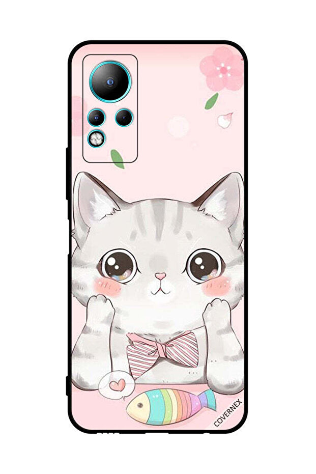 غطاء حماية لهاتف Infinix Note 11 Cat And Fish