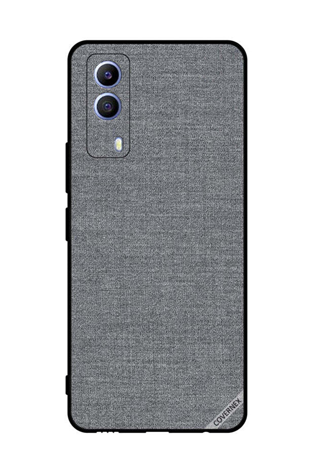 غطاء حماية لهاتف vivo T1x بنمط قماشي