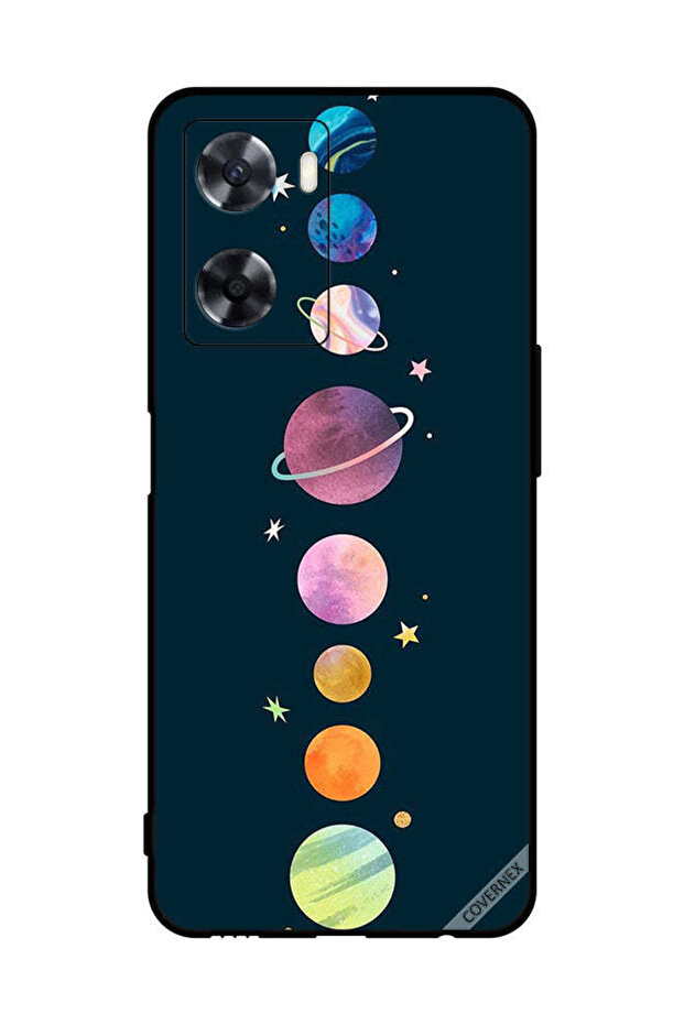 Protective Case Cover For Oppo A57s Planets In Row