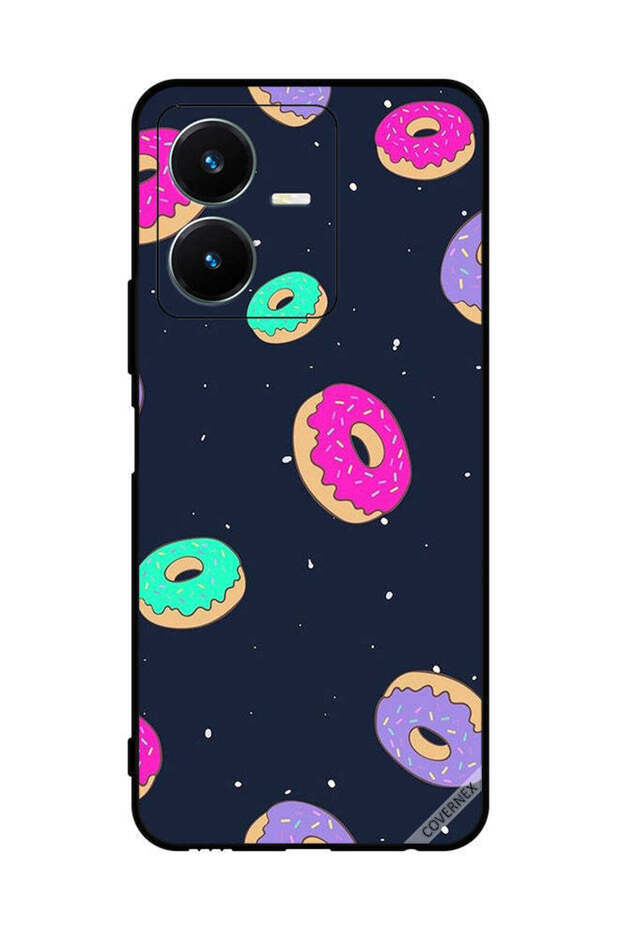 غطاء حماية لهاتف Vivo Y22s Donuts