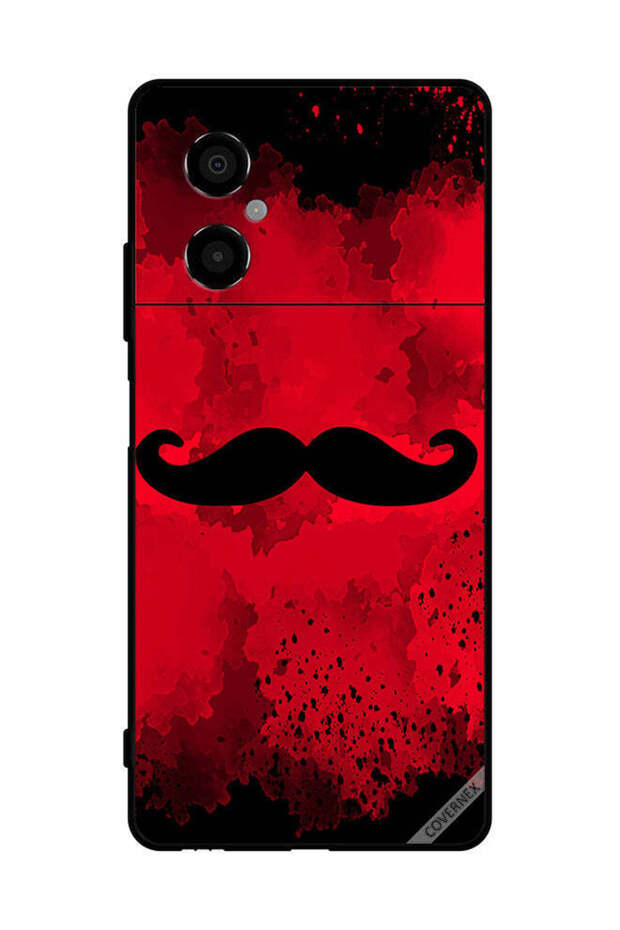 غطاء حماية لهاتف Xiaomi Poco M4 5G Mustache