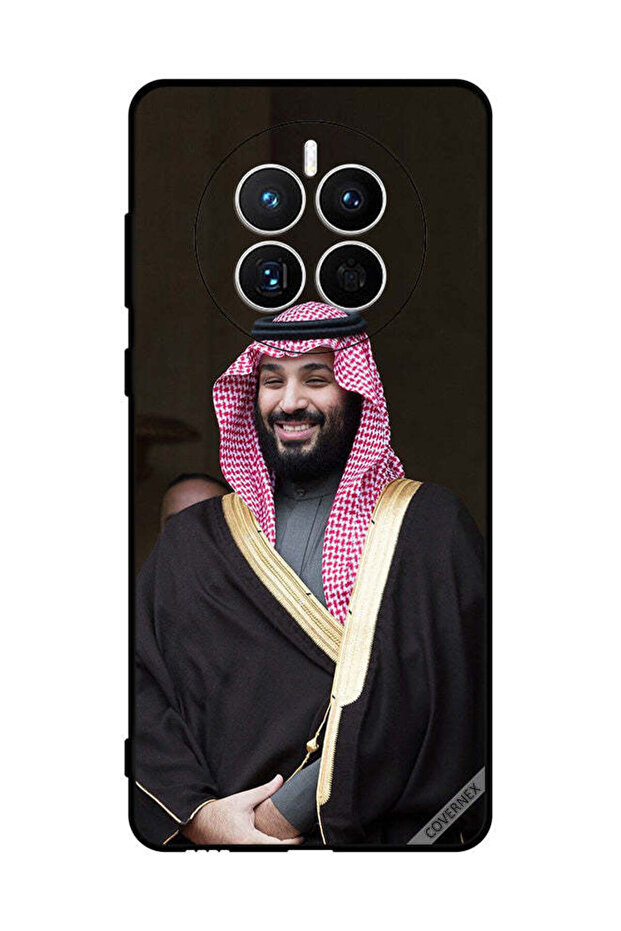 غطاء حماية لهاتف هواوي ميت 50 محمد بن سلمان مبتسمًا