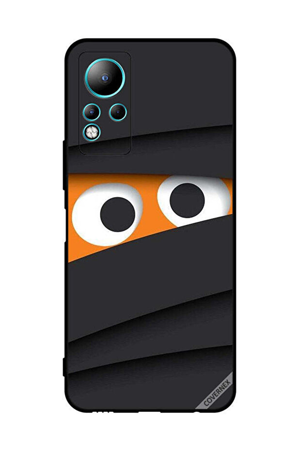 غطاء حماية لهاتف Infinix Note 11 بطبعة عينين