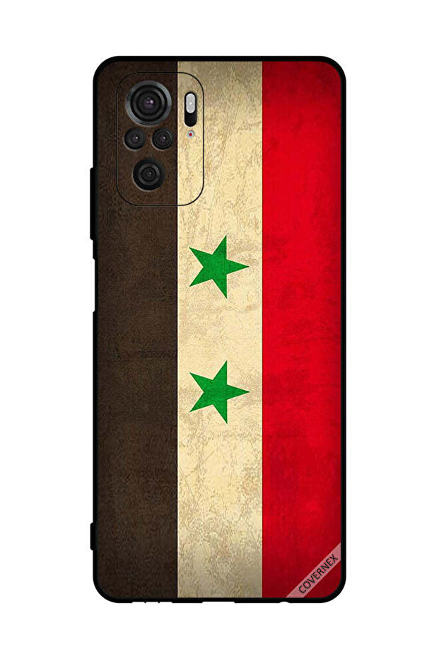 غطاء حماية لهاتف شاومي ريدمي نوت 10 4G علم سوريا