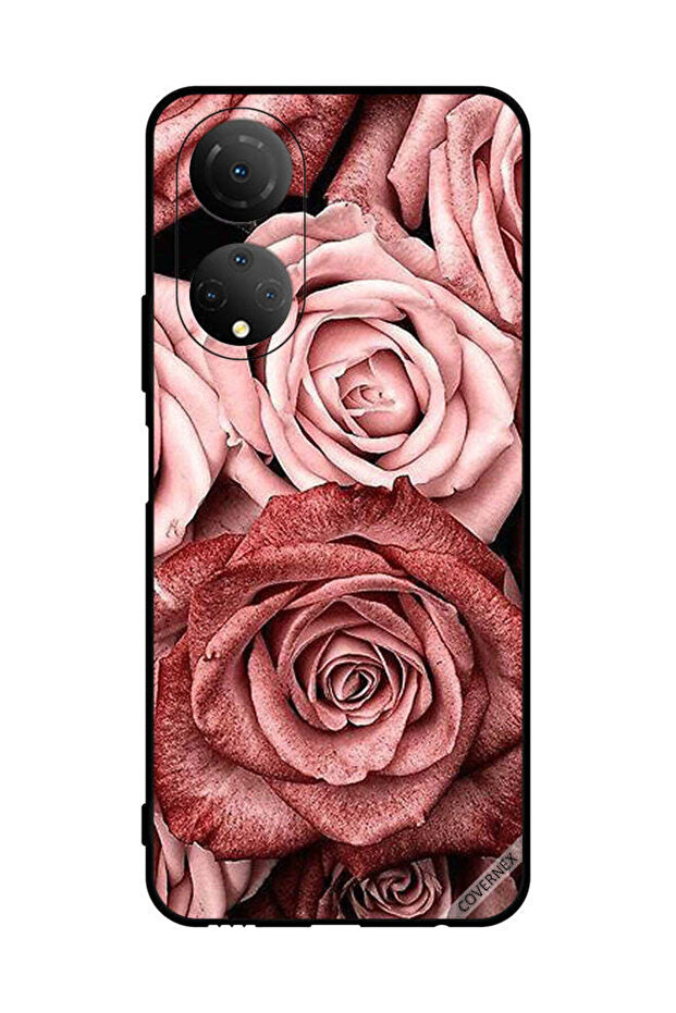 غطاء حماية لهاتف Honor X7 - زهور