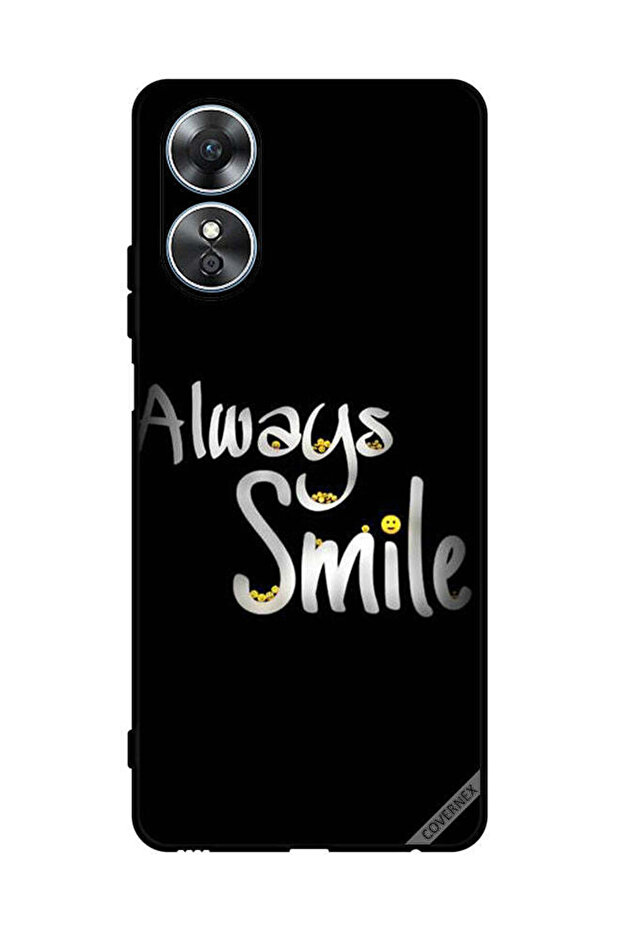 غطاء حماية لهاتف Oppo A17 Always Smile