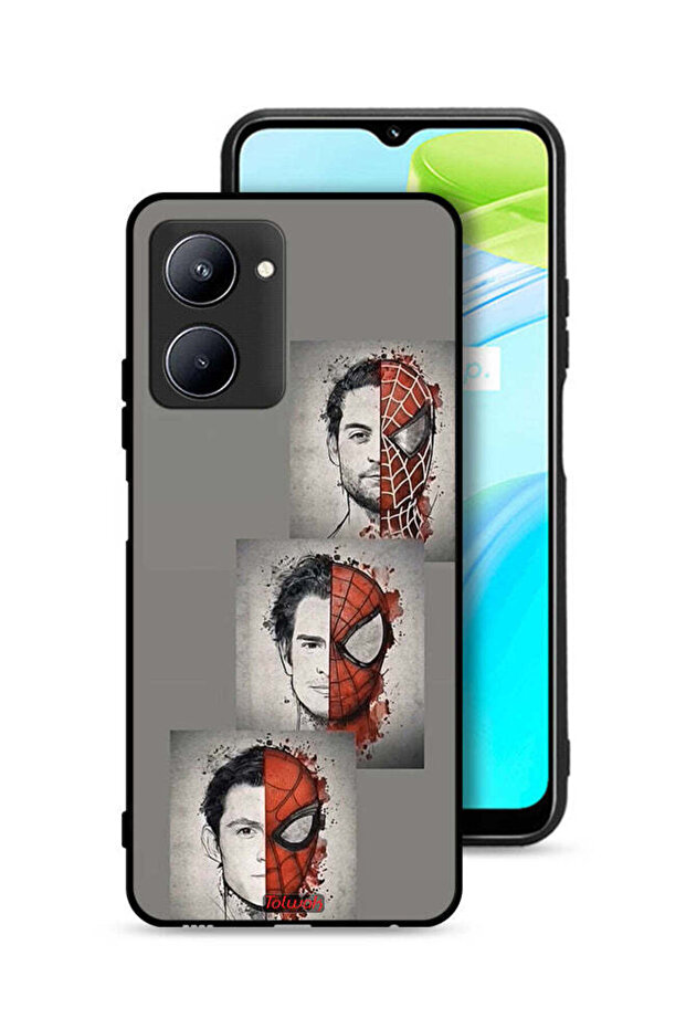 غطاء حماية Realme C33 برسومات سبايدر مان