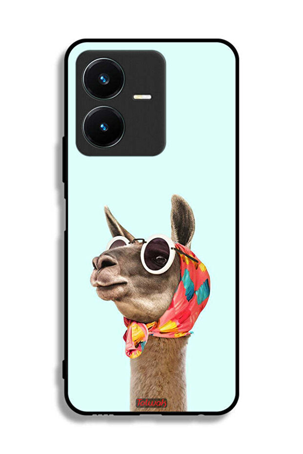 غطاء حماية لهاتف Vivo Y22s بتصميم جمل أنيق وجذاب