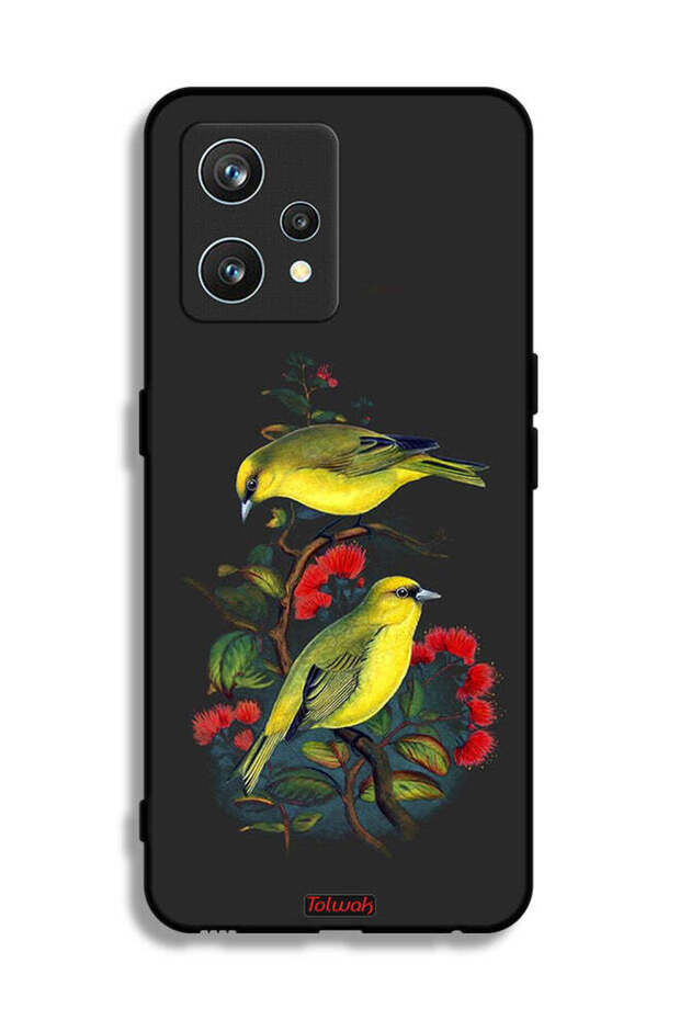 غطاء حماية لهاتف Realme 9 Pro Plus بتصميم طيور