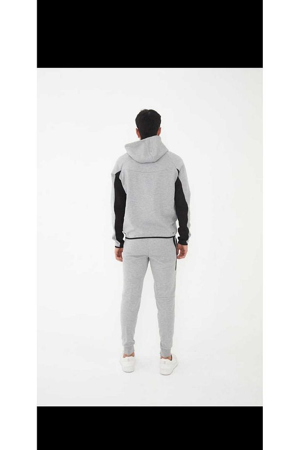 TECH FLEECE GRİ-SİYAH EŞOFMAN TAKIMI - 4