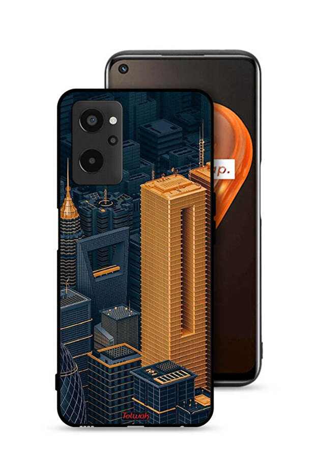 Realme 9i 4G Protective Case Cover Buildings Art