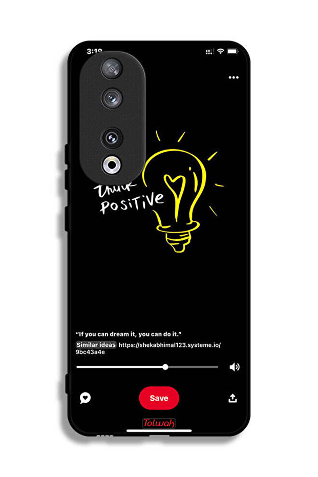 غطاء حماية لهاتف Honor 90 - Think Positive