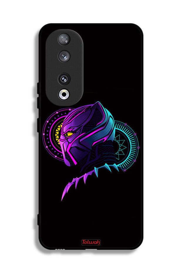 غطاء حماية لهاتف Honor 90، رسم فني رقمي بسيط عالي الدقة