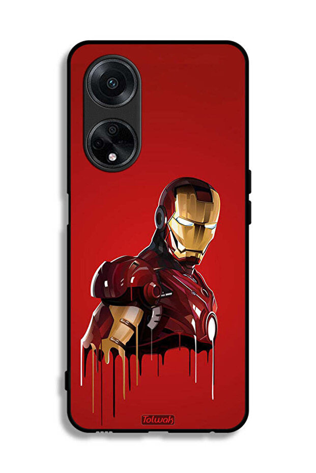 غطاء حماية Oppo A1 5G برسومات الرجل الحديدي