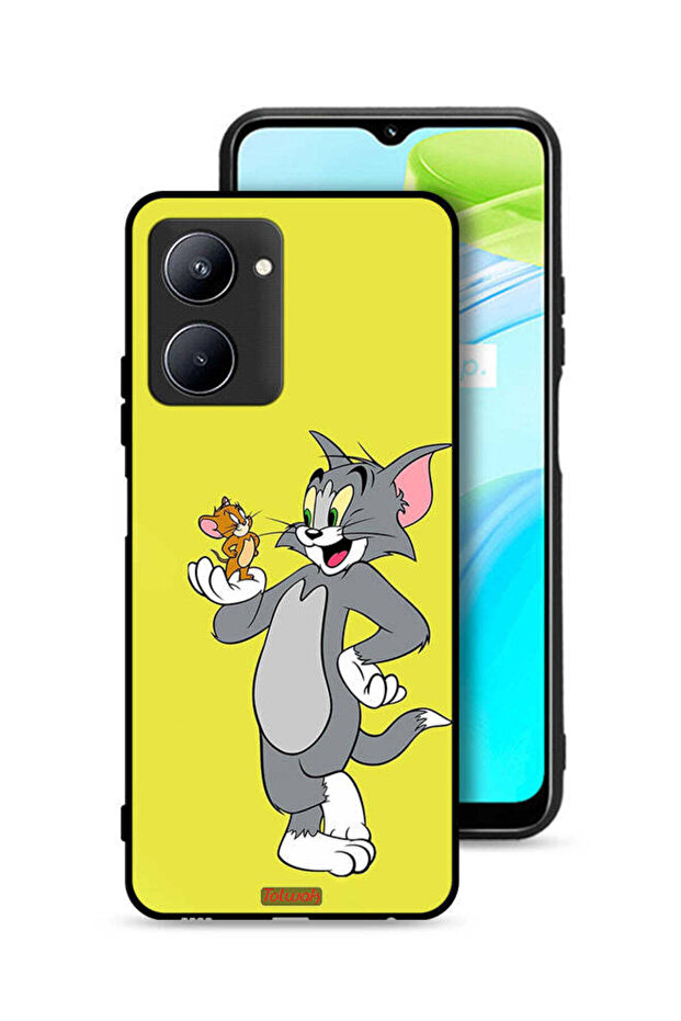 غطاء حماية Realme C33 بتصميم توم وجيري