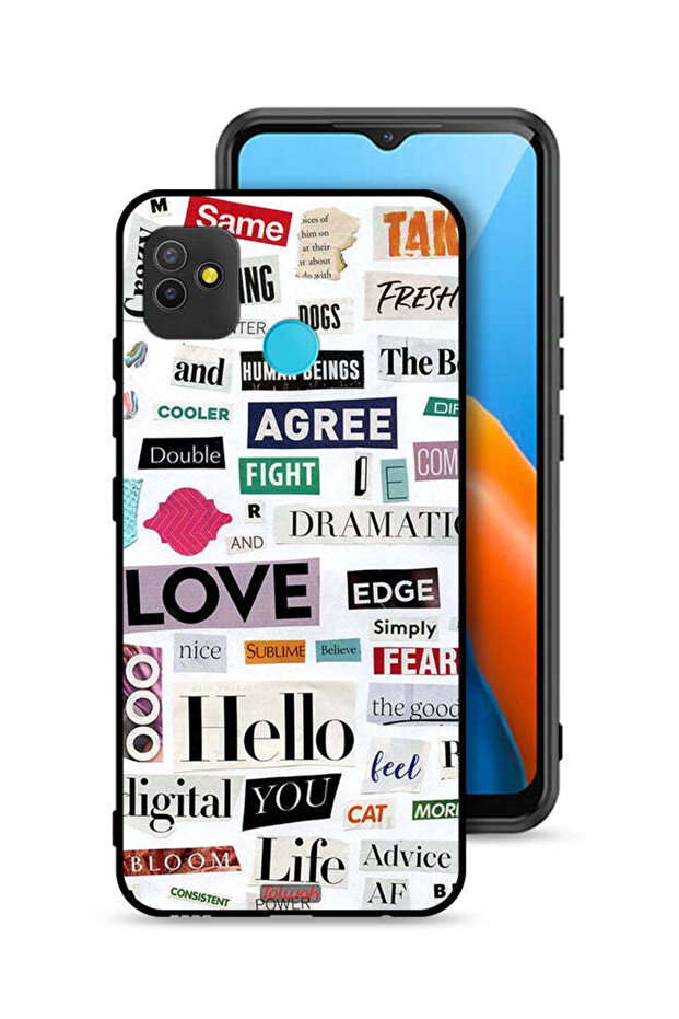 Tecno Pop 5 Protective Case Cover Short Quotes Stickers
