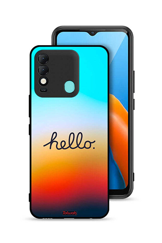 غطاء حماية لهاتف Tecno Spark 8 - Hello