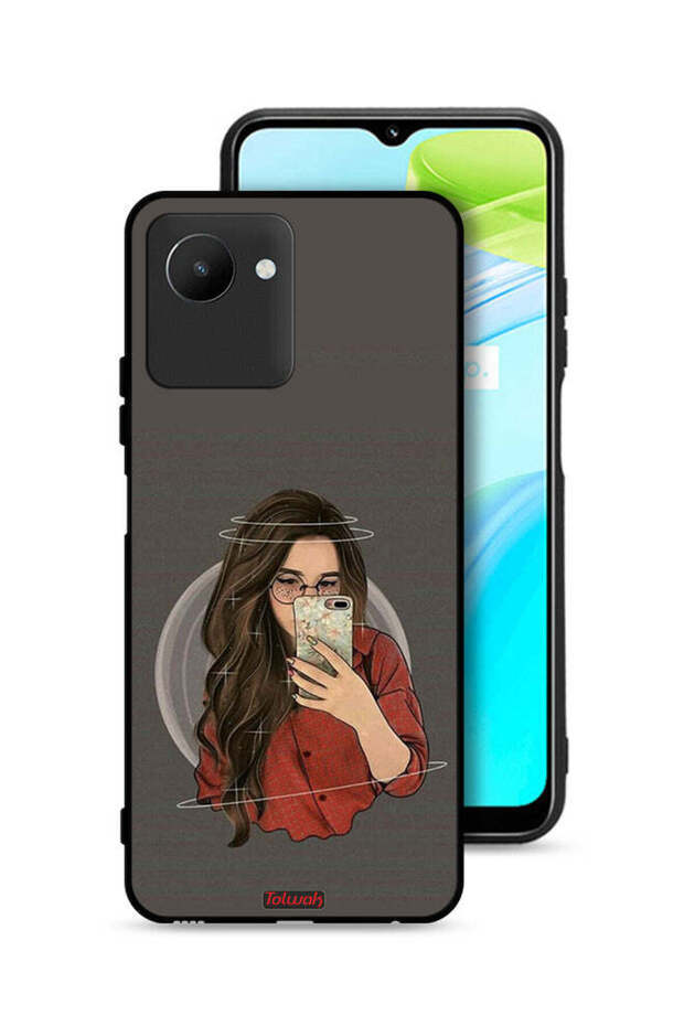 غطاء حماية لهاتف Realme C30s لالتقاط صورة سيلفي