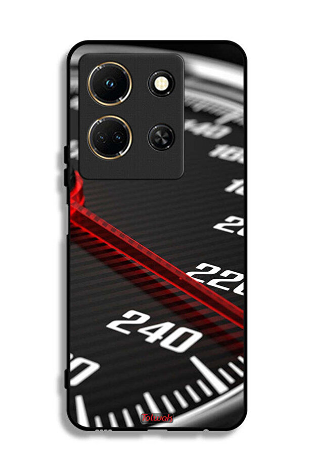 غطاء حماية لجهاز Infinix Note 30 مع عداد السرعة