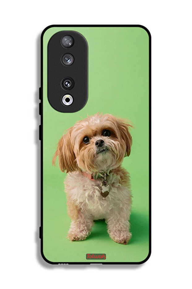 غطاء حماية لهاتف Honor 90 بتصميم جرو لطيف