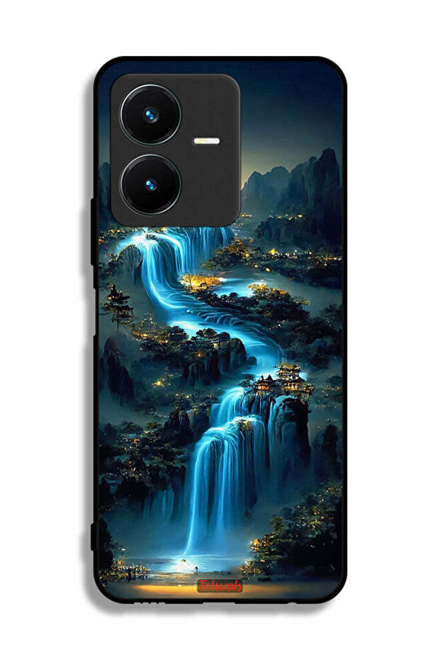 غطاء حماية لهاتف Vivo Y22 بتصميم شلال