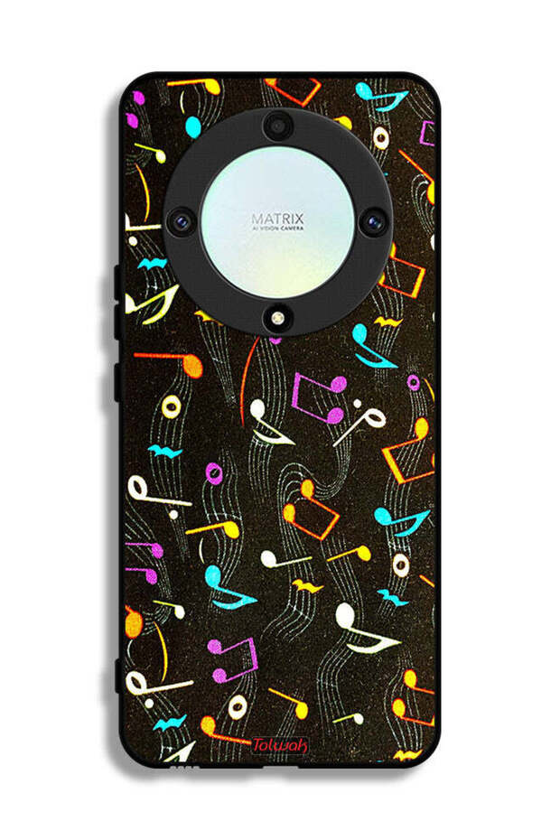 Honor X9a Protective Case Cover Music Fabric Pattern