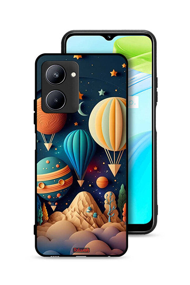 غطاء حماية Realme C33 - فن بيراشوت
