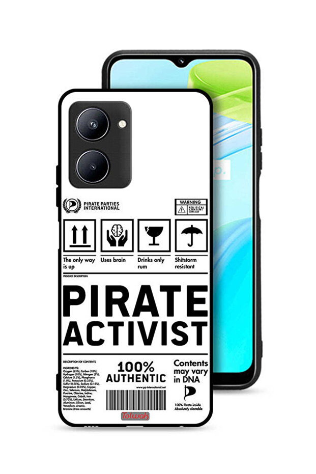 غطاء حماية لهاتف Realme C33، ملصق ناشط خاص